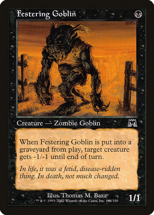 Festering Goblin [Onslaught] [Foil]