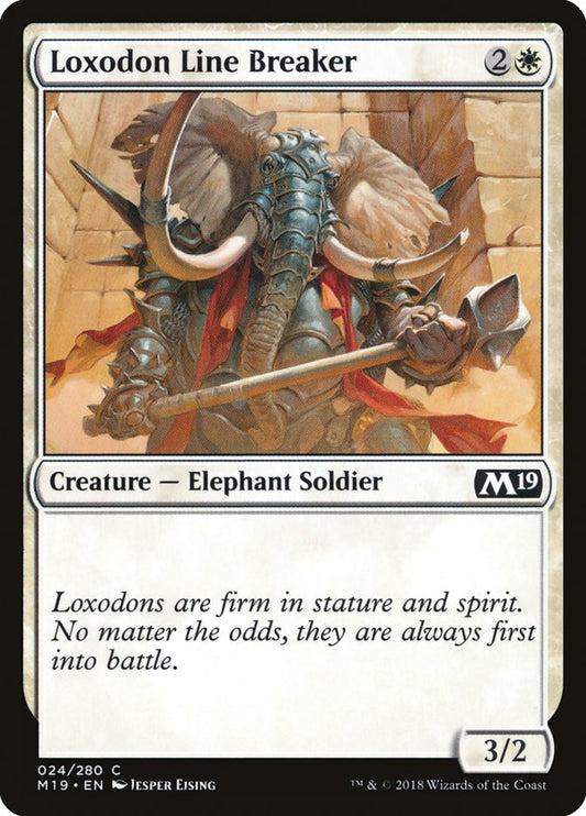 Loxodon Line Breaker [Core Set 2019] [Foil]