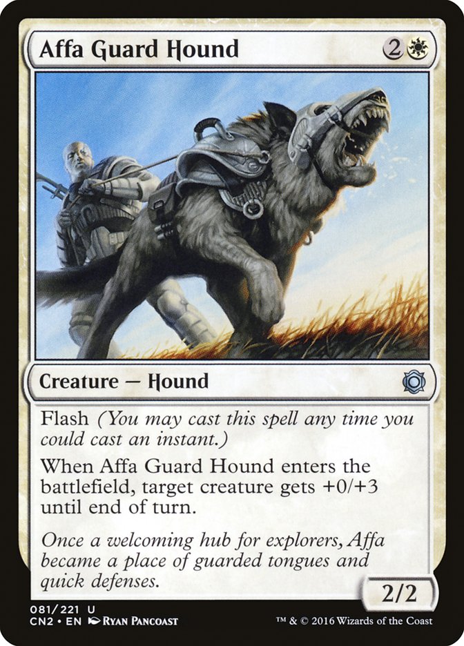 Affa Guard Hound [Conspiracy: Take the Crown] [Foil]