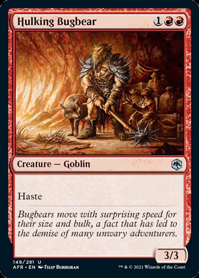Hulking Bugbear [Dungeons & Dragons: Adventures in the Forgotten Realms] [Foil]