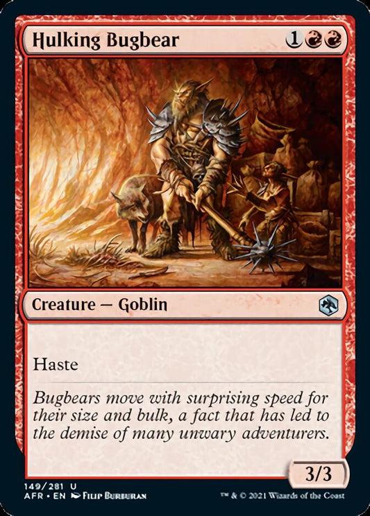 Hulking Bugbear [Dungeons & Dragons: Adventures in the Forgotten Realms] [Foil]