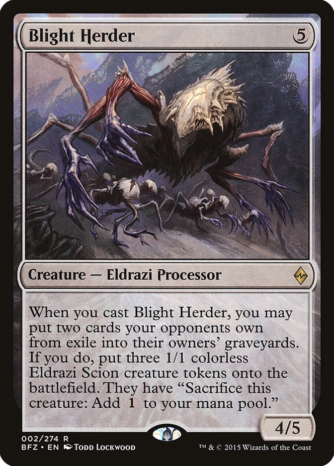 Blight Herder [Battle for Zendikar] [Foil]