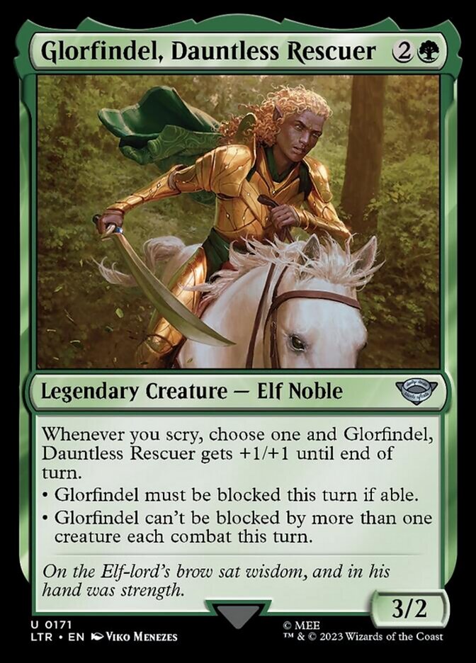 Glorfindel, Dauntless Rescuer [The Lord of the Rings: Tales of Middle-Earth] [Foil]