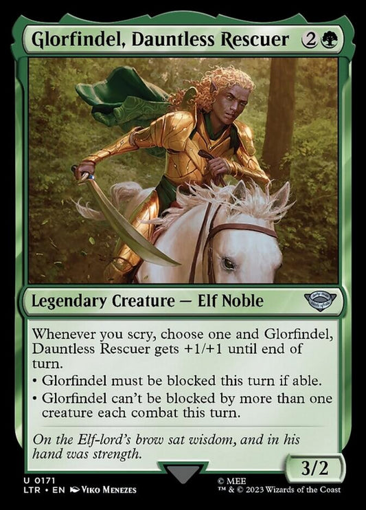 Glorfindel, Dauntless Rescuer [The Lord of the Rings: Tales of Middle-Earth] [Foil]
