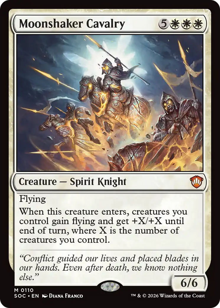 Moonshaker Cavalry [Secrets of Strixhaven Commander] [Foil]