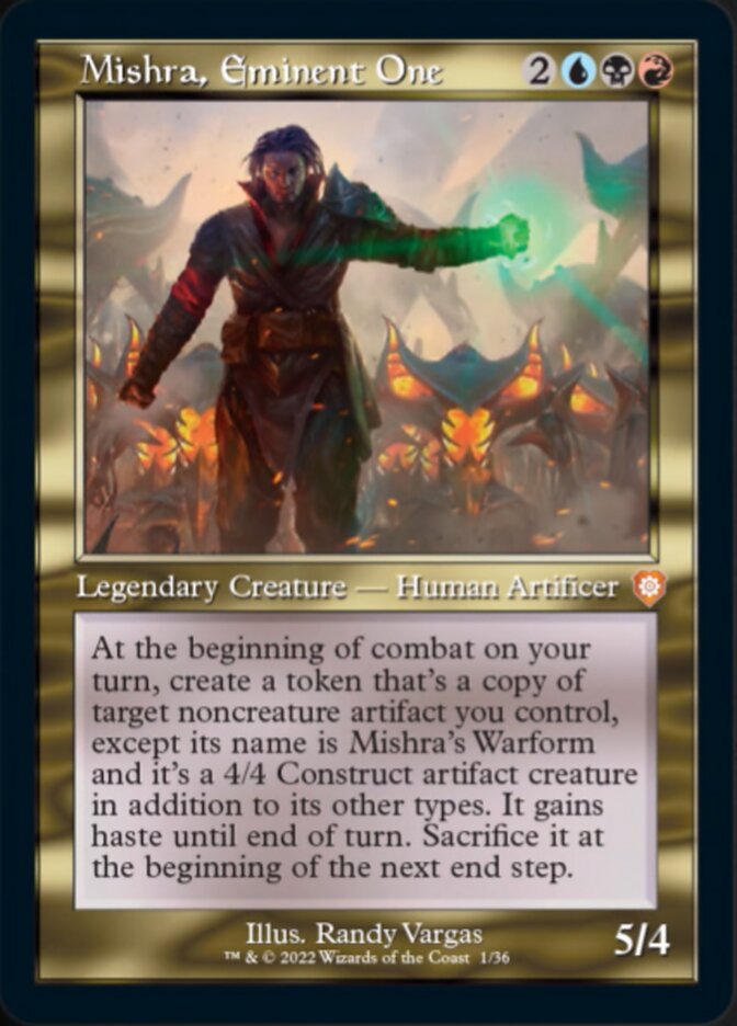 Mishra, Eminent One (001) (Retro) [The Brothers' War Commander] [Foil]