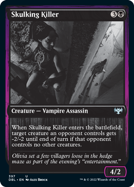 Skulking Killer [Innistrad: Double Feature] [Foil]