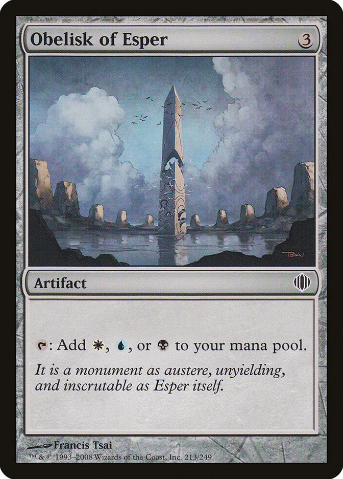 Obelisk of Esper [Shards of Alara] [Foil]