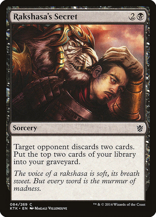 Rakshasa's Secret [Khans of Tarkir] [Foil]