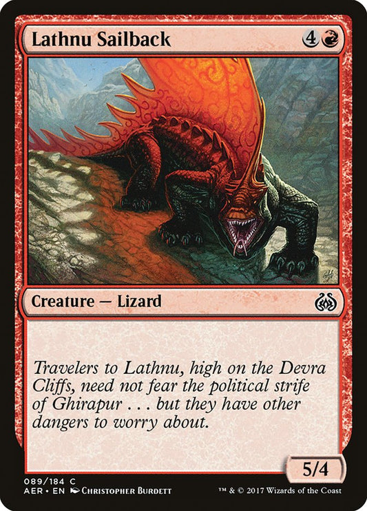 Lathnu Sailback [Aether Revolt] [Foil]