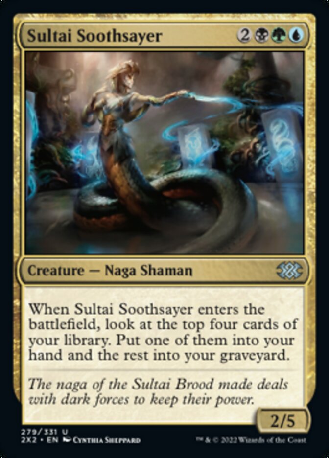 Sultai Soothsayer [Double Masters 2022] [Foil]