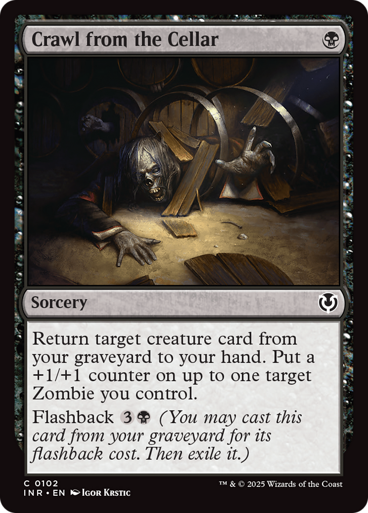 Crawl from the Cellar [Innistrad Remastered] [Foil]