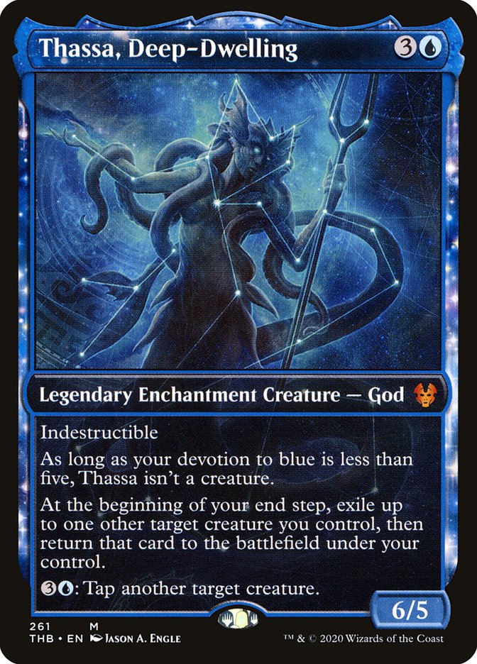 Thassa, Deep-Dwelling (Showcase) [Theros Beyond Death] [Foil]