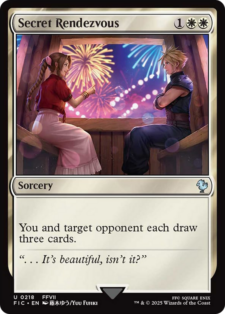 Secret Rendezvous (0218) [FINAL FANTASY Commander] [Foil]