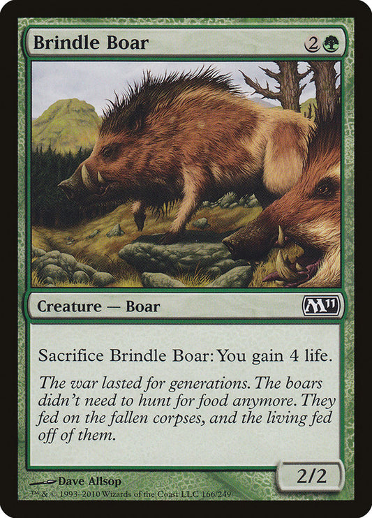 Brindle Boar [Core Set 2011] [Foil]