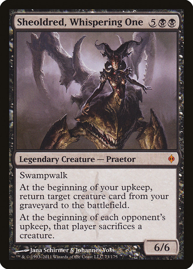Sheoldred, Whispering One [New Phyrexia] [Foil]