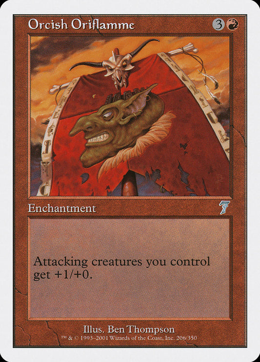 Orcish Oriflamme [Seventh Edition] [Foil]