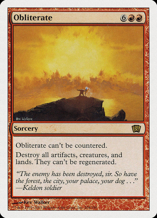 Obliterate [Eighth Edition] [Foil]