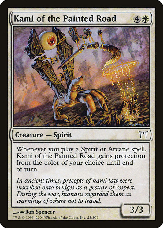 Kami of the Painted Road [Champions of Kamigawa] [Foil]