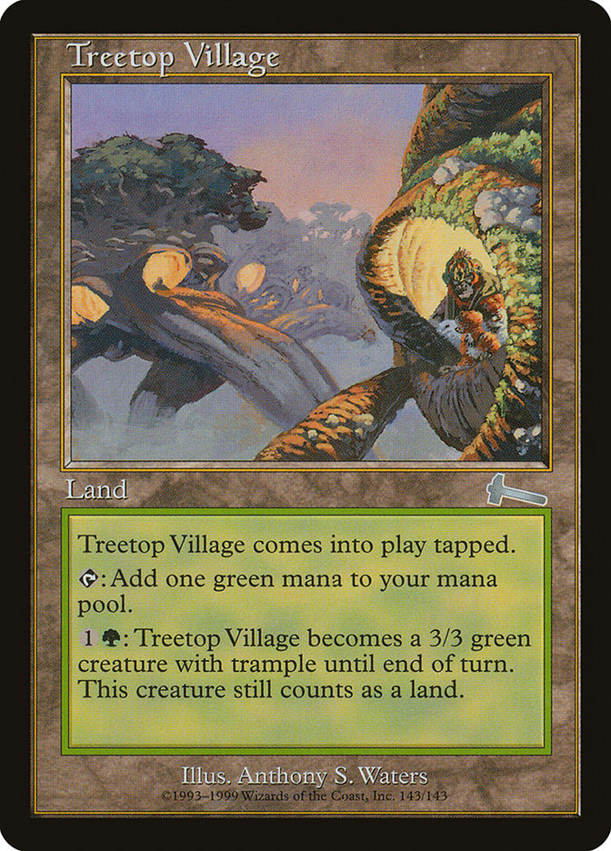 Treetop Village [Urza's Legacy] [Foil]
