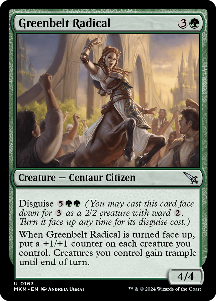 Greenbelt Radical [Murders at Karlov Manor] [Foil]