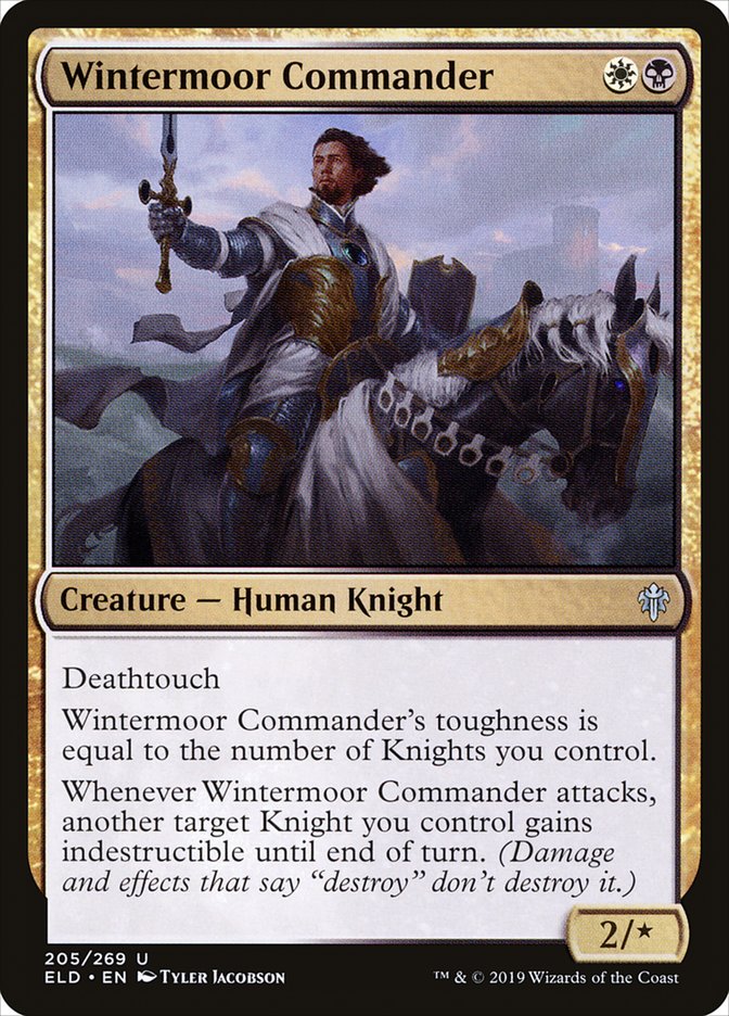 Wintermoor Commander [Throne of Eldraine] [Foil]
