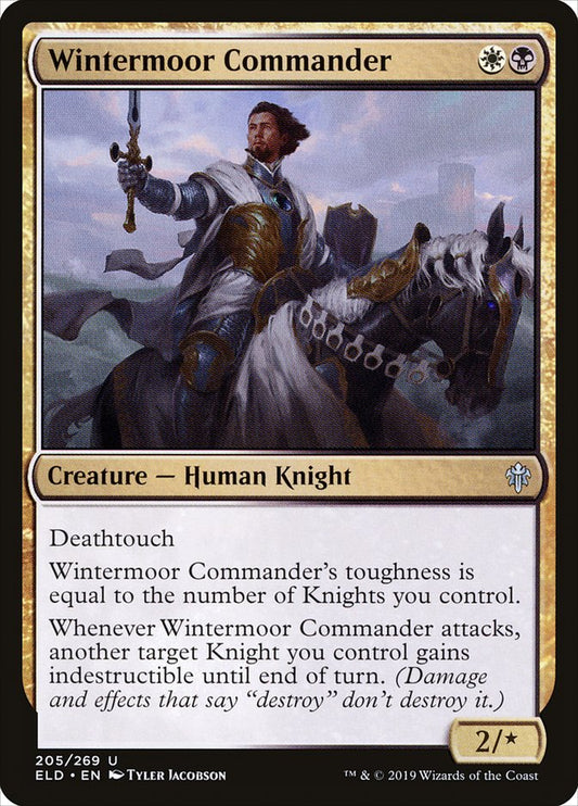 Wintermoor Commander [Throne of Eldraine] [Foil]