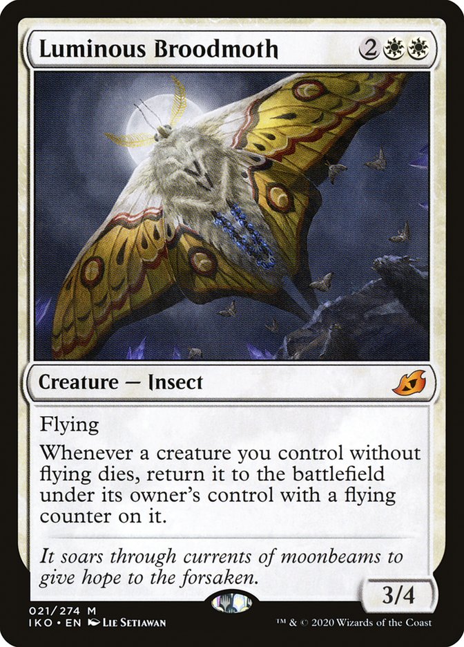 Luminous Broodmoth [Ikoria: Lair of Behemoths] [Foil]