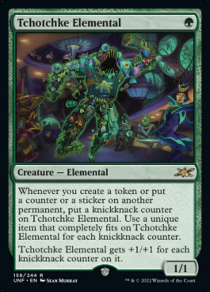 Tchotchke Elemental [Unfinity] [Foil]