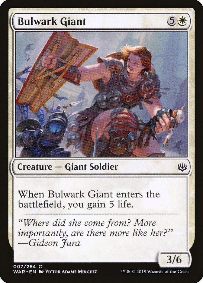 Bulwark Giant [War of the Spark] [Foil]