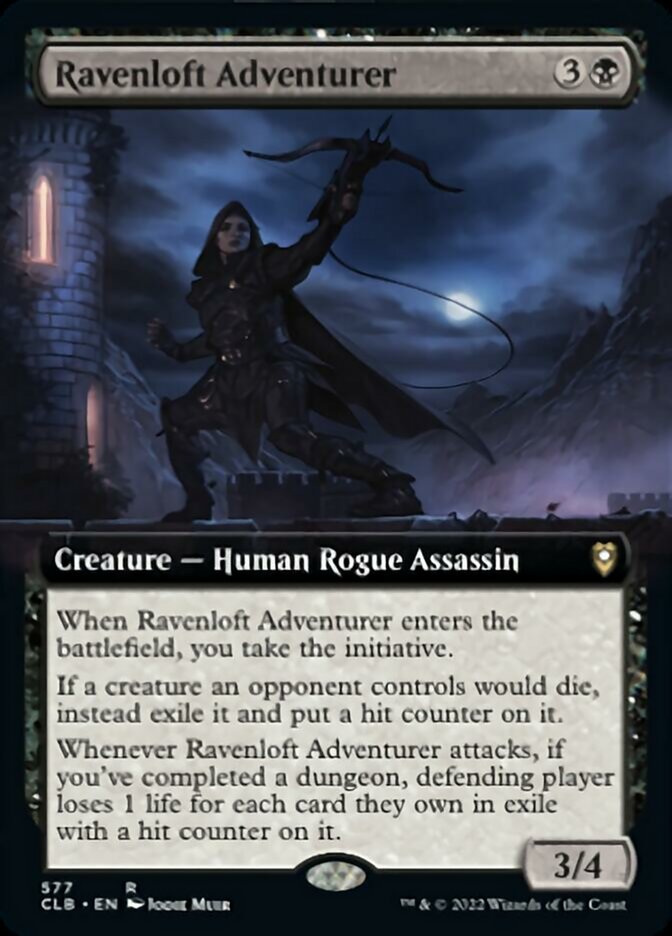 Ravenloft Adventurer (Extended Art) [Commander Legends: Battle for Baldur's Gate] [Foil]