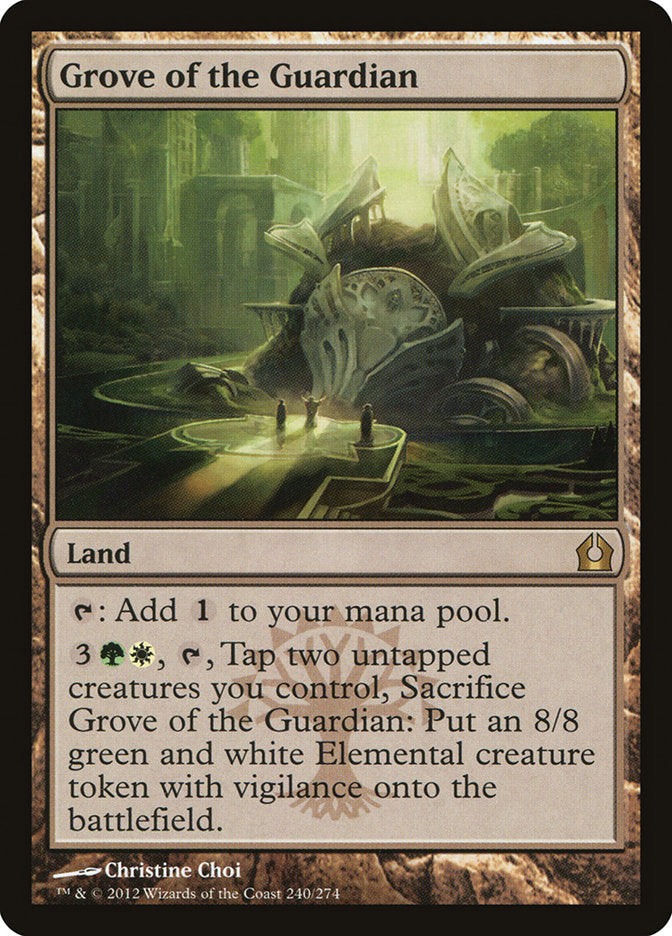 Grove of the Guardian [Return to Ravnica] [Foil]