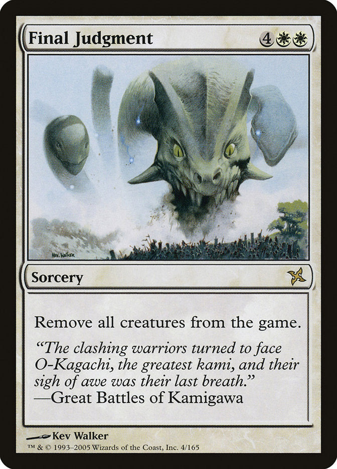 Final Judgment [Betrayers of Kamigawa] [Foil]
