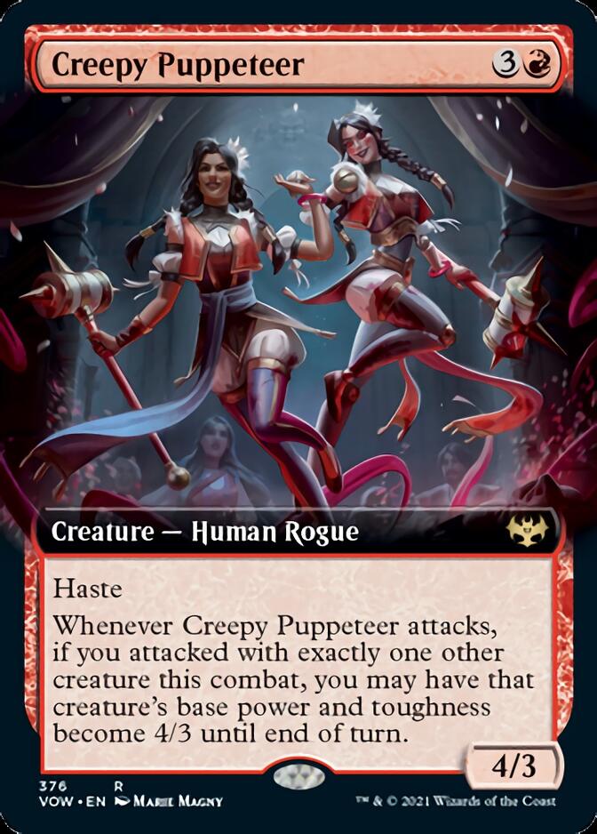 Creepy Puppeteer (Extended Art) [Innistrad: Crimson Vow] [Foil]