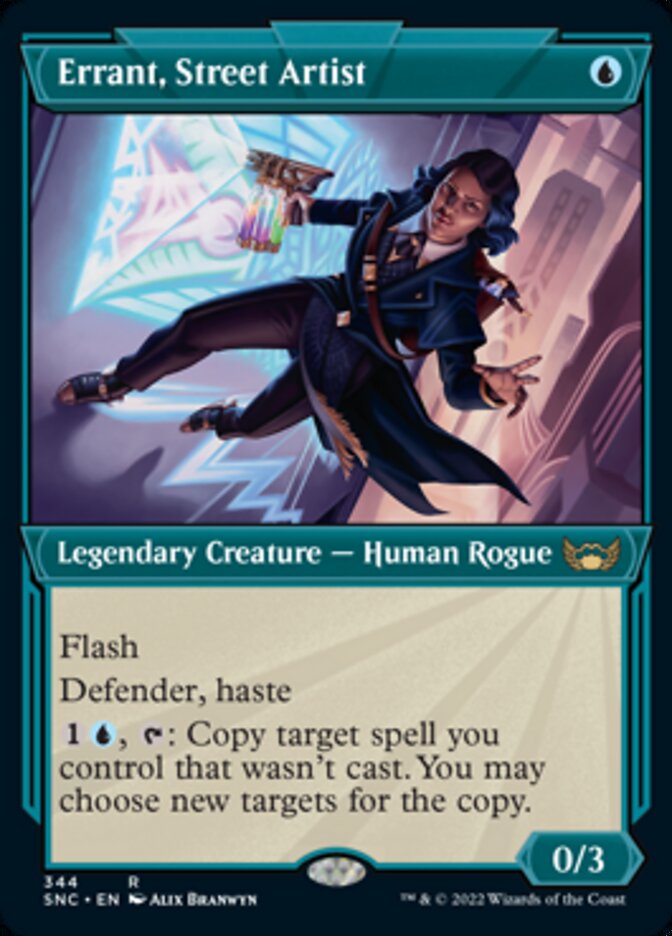 Errant, Street Artist (Showcase Art Deco) [Streets of New Capenna] [Foil]