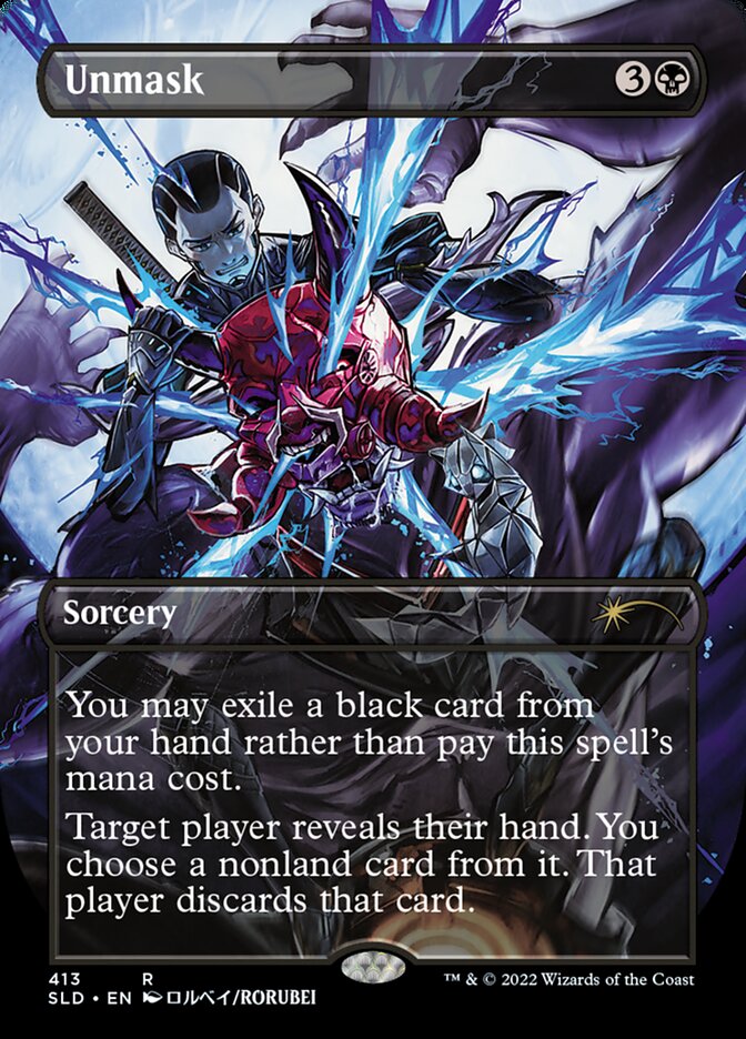 Unmask (Borderless) [Secret Lair Drop Series] [Foil]
