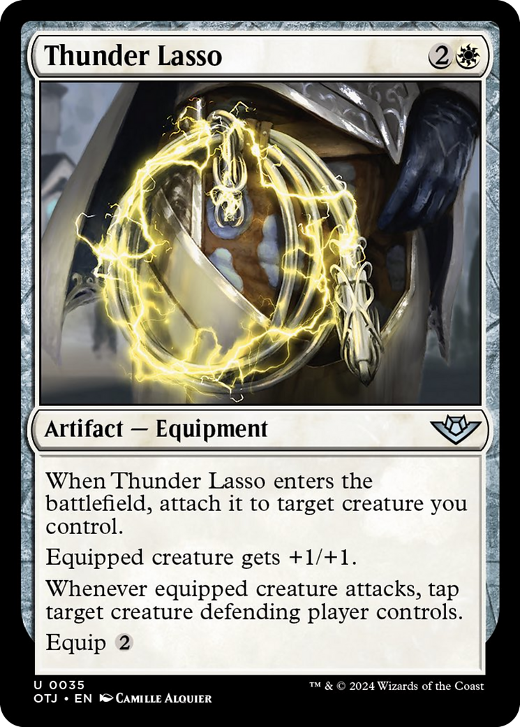 Thunder Lasso [Outlaws of Thunder Junction] [Foil]