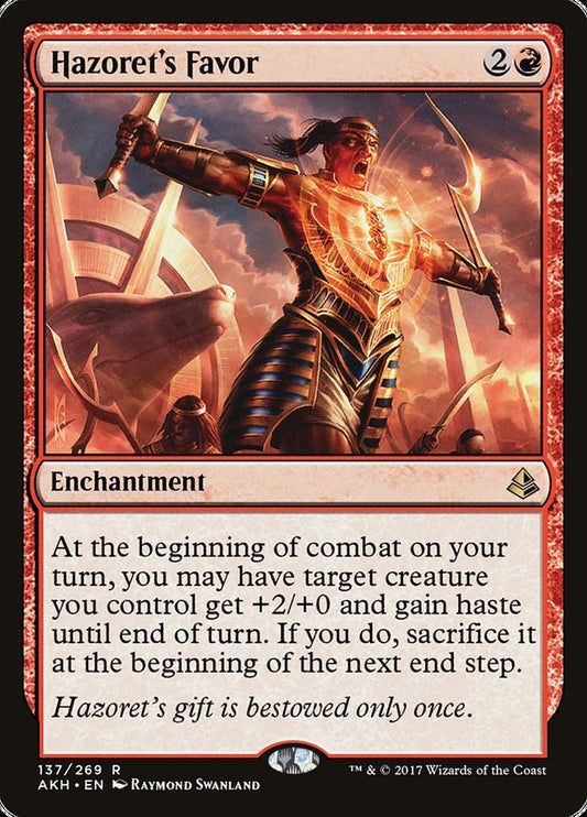 Hazoret's Favor [Amonkhet] [Foil]