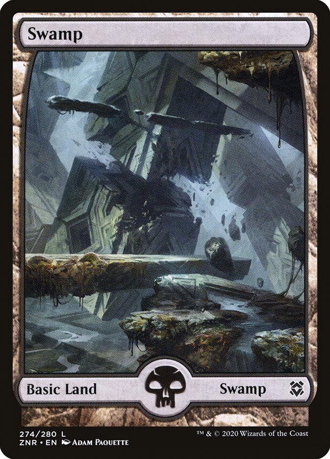 Swamp (274) [Zendikar Rising] [Foil]