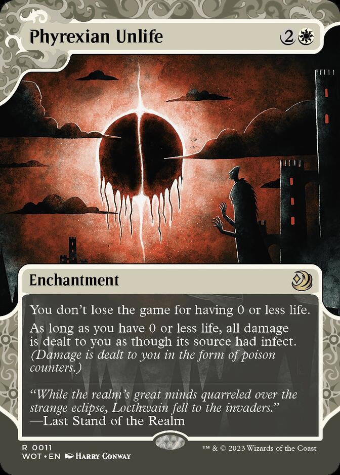 Phyrexian Unlife [Wilds of Eldraine: Enchanting Tales] [Foil]