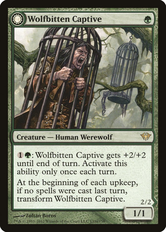 Wolfbitten Captive // Krallenhorde Killer [Dark Ascension] [Foil]
