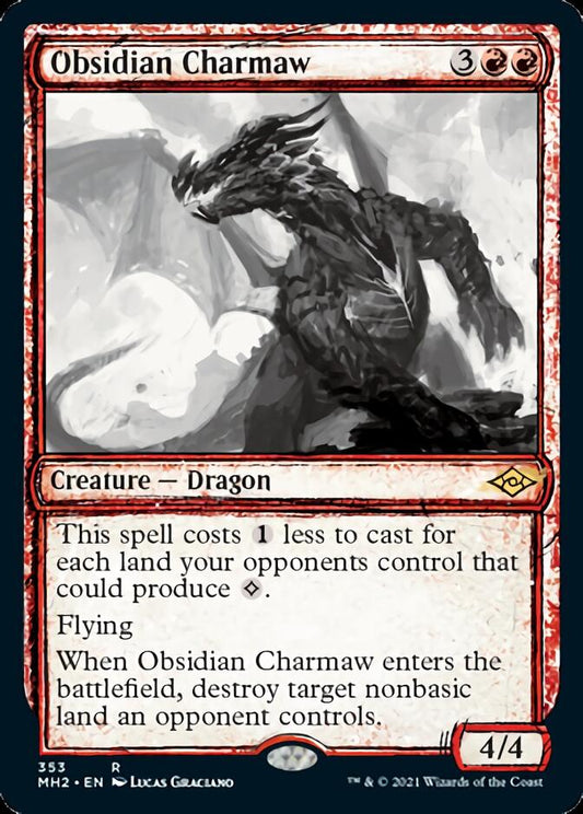 Obsidian Charmaw (Sketch) [Modern Horizons 2] [Foil]
