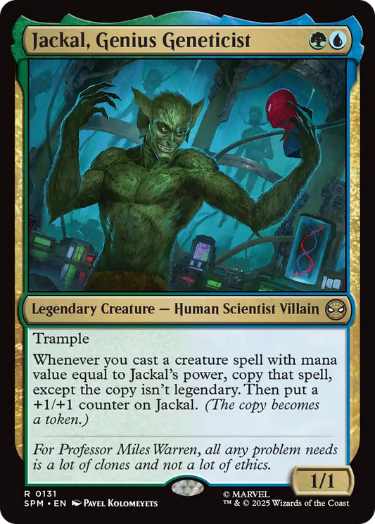 Jackal, Genius Geneticist [Marvel's Spider-Man] [Foil]