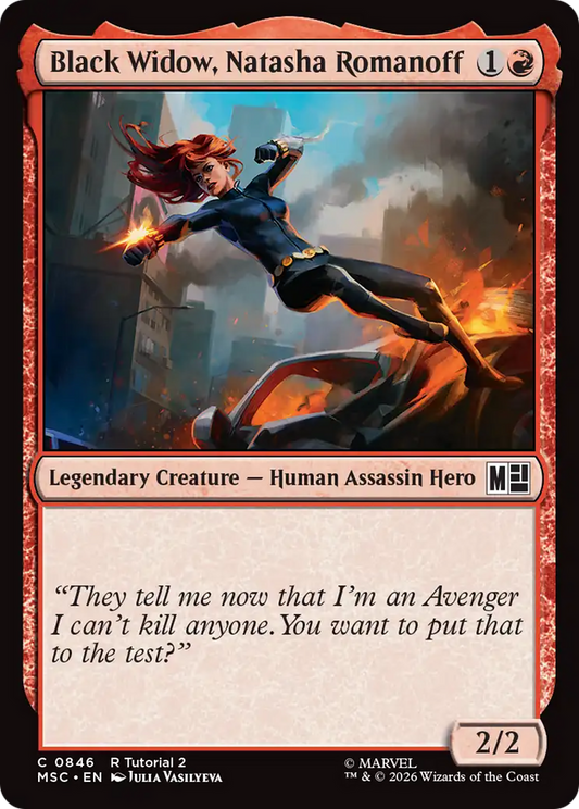 Black Widow, Natasha Romanoff (0846) [Marvel Super Heroes Commander]