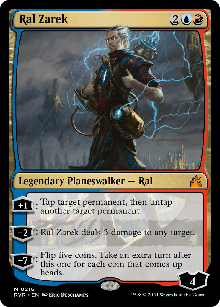 Ral Zarek [Ravnica Remastered] [Foil]