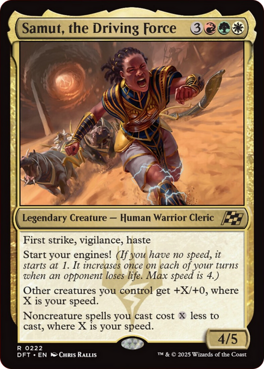 Samut, the Driving Force [Aetherdrift] [Foil]