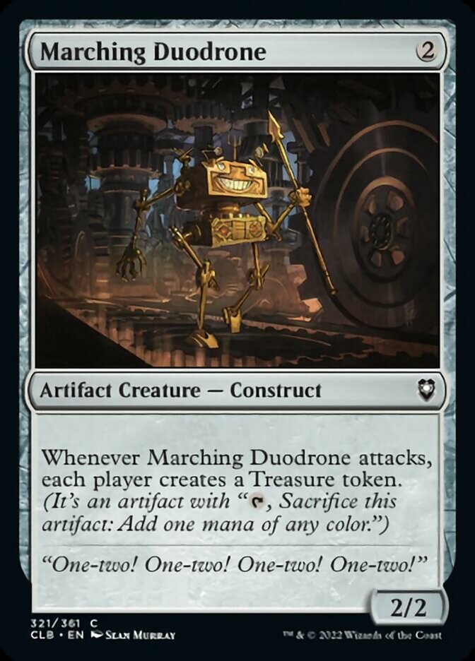 Marching Duodrone [Commander Legends: Battle for Baldur's Gate] [Foil]