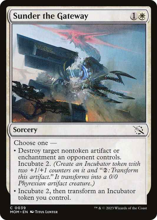 Sunder the Gateway [March of the Machine] [Foil]