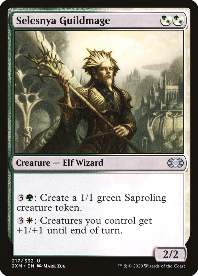 Selesnya Guildmage [Double Masters] [Foil]