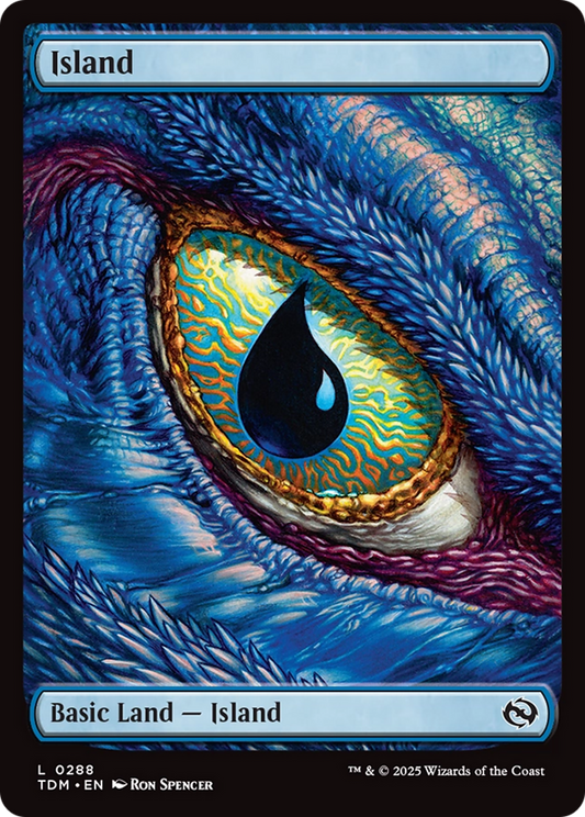 Island (0288) [Tarkir: Dragonstorm] [Foil]